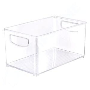 Lifetime Appliance Parts UPGRADED Clear Organizer Storage Bin with Handle Compatible with Kitchen I Best Compatible with Refrigerators, Cabinets & Food Pantry – 10″ x 5″ x 6″