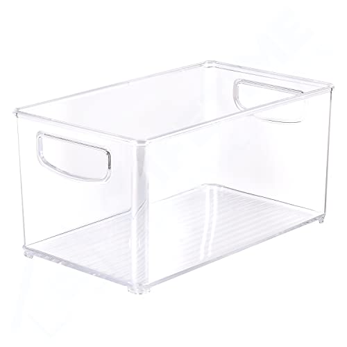 Lifetime Appliance Parts UPGRADED Clear Organizer Storage Bin with Handle Compatible with Kitchen I Best Compatible with Refrigerators, Cabinets & Food Pantry – 10″ x 5″ x 6″ | The Storepaperoomates Retail Market - Fast Affordable Shopping