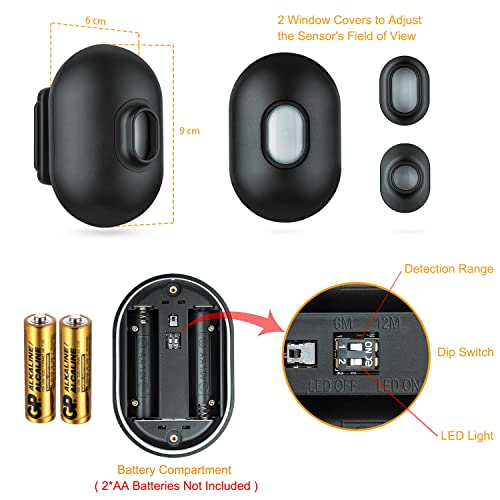 Long Range Wireless Driveway Alarm Indoor Door Chime Receiver Outside Waterproof Infrared Motion Sensor Detector DIY Home Security doorbell Alarm Kit | The Storepaperoomates Retail Market - Fast Affordable Shopping