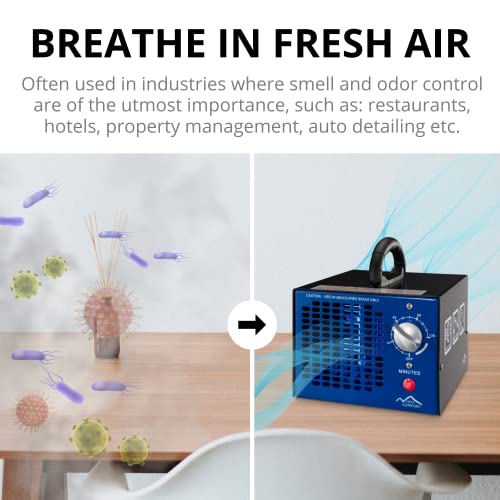 Blue Commercial 8,500mg/hr O3 Ozone Generator Air Purifier | The Storepaperoomates Retail Market - Fast Affordable Shopping