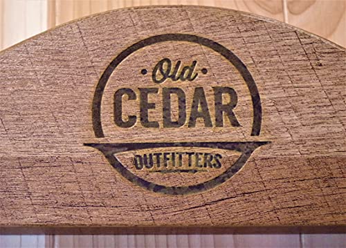 Old Cedar Outfitters Distressed Wood 4 Capacity Rifle and Gun Wall Rack with Shelf, GRWD-004 | The Storepaperoomates Retail Market - Fast Affordable Shopping