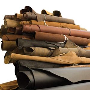 Springfield Leather Company Assorted Earth Tone Oil Tan – Full Side Average 18-24 Square Feet