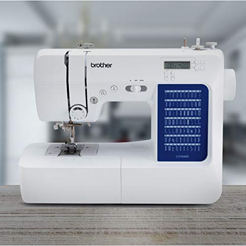 Brother CS7000X Computerized Sewing and Quilting Machine, 70 Built-in Stitches, LCD Display, Wide Table, 10 Included Feet, White | The Storepaperoomates Retail Market - Fast Affordable Shopping