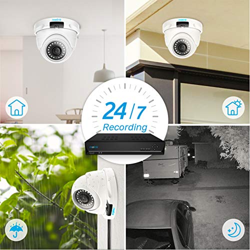 REOLINK 4MP 8CH PoE Security Camera System, 4pcs Wired 1440P Security IP Camera for Indoor and Outdoor, 4K 8CH NVR with 2TB HDD for 24-7 Recording RLK8-420D4 | The Storepaperoomates Retail Market - Fast Affordable Shopping