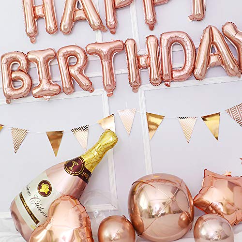 HORUIUS Champagne Bottle Balloons Champagne Glass Balloon Mylar Foil Balloons Birthday Engagement Bachelorette Party Bridal Shower Wedding Celebration Anniversary Decorations 4PCS | The Storepaperoomates Retail Market - Fast Affordable Shopping