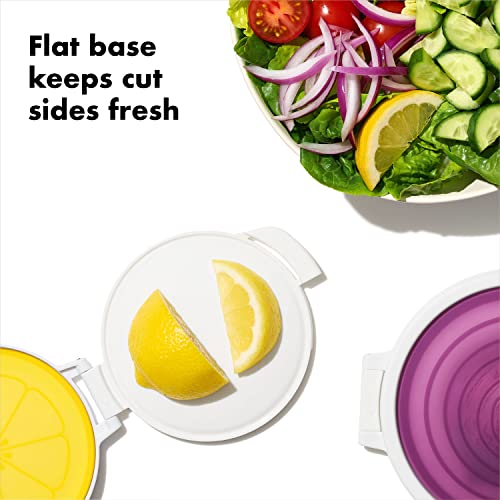 OXO Good Grips Cut & Keep Reusable Silicone Produce Saver Set – Onion and Lemon | The Storepaperoomates Retail Market - Fast Affordable Shopping