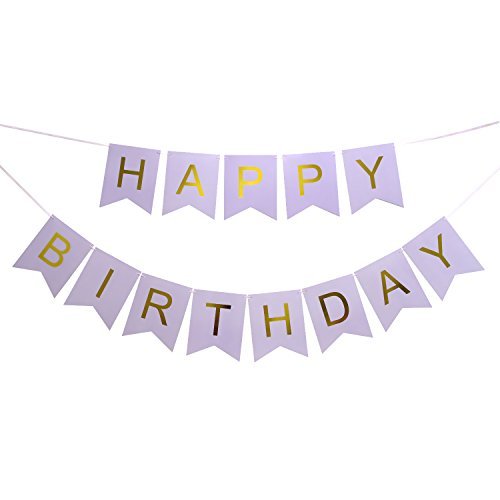 LOVELY BITON Large Purple Happy Birthday Banner, Bday Party Decorations Backdrop Gift for Man Woman Kids Teens | The Storepaperoomates Retail Market - Fast Affordable Shopping