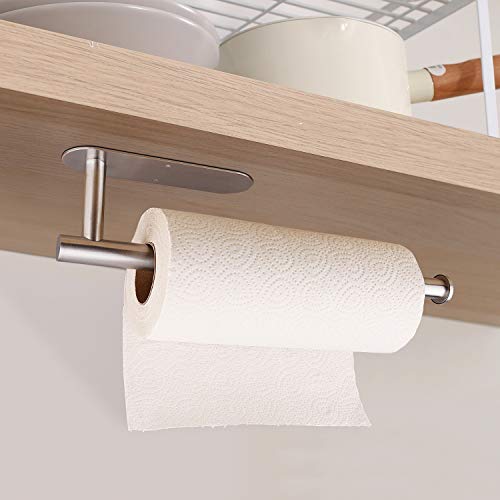 Paper Towel Holders,Paper Towels Rolls – for Kitchen,Paper Towels Bulk- Self-Adhesive Under Cabinet,Both Available in Adhesive and Screws,Stainless Steel Paper Towel Holder | The Storepaperoomates Retail Market - Fast Affordable Shopping