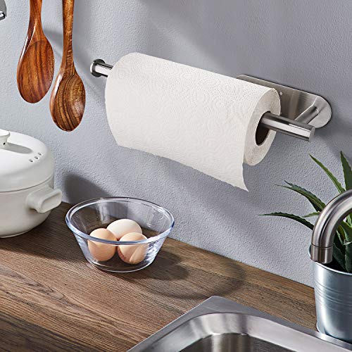 Paper Towel Holders,Paper Towels Rolls – for Kitchen,Paper Towels Bulk- Self-Adhesive Under Cabinet,Both Available in Adhesive and Screws,Stainless Steel Paper Towel Holder | The Storepaperoomates Retail Market - Fast Affordable Shopping