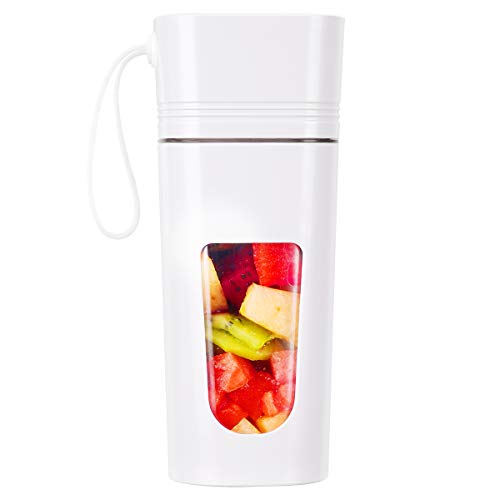 Portable Blender, Personal Size Blender Shakes and Smoothies, Travel Blender to go USB Rechargeable, 4-Blade 12oz Fruit Mixing Waterproof Small Portable Juicer Tritan BPA-Free Outdoor Picnic Home Gym | The Storepaperoomates Retail Market - Fast Affordable Shopping