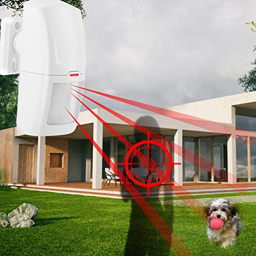 Security Alarm System Kit,Wireless Solar Siren Security Security Alarm System Magnetic Sensor Alarm 1 Door Magnet + 3 PIR + 2 Remote Control | The Storepaperoomates Retail Market - Fast Affordable Shopping