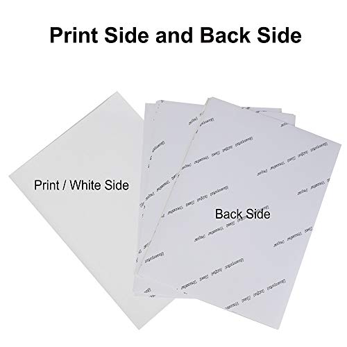 Printable Heat Transfer Vinyl Paper Inkjet Printer Iron on HTV for Dark Fabrics or T-shirts, A4 Size Pack of 10 | The Storepaperoomates Retail Market - Fast Affordable Shopping