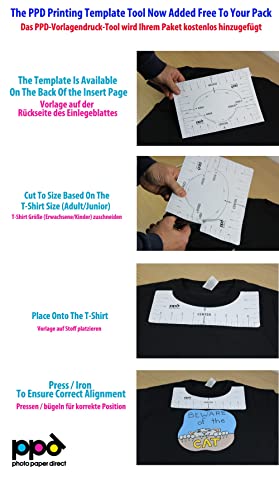 PPD Inkjet PREMIUM Iron-On Dark T Shirt Transfers Paper 11×17″ Pack of 20 Sheets (PPD107-20) | The Storepaperoomates Retail Market - Fast Affordable Shopping
