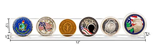 Better Display Cases Wall-Mounted Acrylic Floating Shelf for Collectible Challenge Coins (A096) | The Storepaperoomates Retail Market - Fast Affordable Shopping