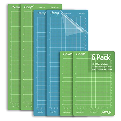 Ecraft Cutting Mat for Cricut Joy – Two 4.5X6.5Inch StandardGrip & Two 4.5X12Inch StandardGrip & Two 4.5X12Inch LightGrip Quilting Joy Mats Replacement Accessories for Cricut Joy | The Storepaperoomates Retail Market - Fast Affordable Shopping