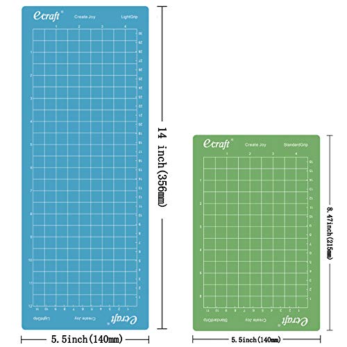 Ecraft Cutting Mat for Cricut Joy – Two 4.5X6.5Inch StandardGrip & Two 4.5X12Inch StandardGrip & Two 4.5X12Inch LightGrip Quilting Joy Mats Replacement Accessories for Cricut Joy | The Storepaperoomates Retail Market - Fast Affordable Shopping
