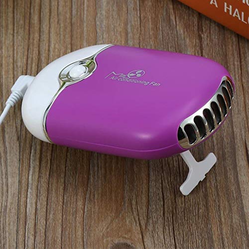 APstour USB Mini Portable Fans Rechargeable Electric Bladeless Handheld Air Conditioning Cooling Refrigeration Fan For Eyelash (purple) | The Storepaperoomates Retail Market - Fast Affordable Shopping