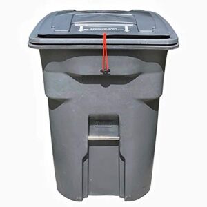 Lid Loc, The Original Garbage Can Lock, Keeps Trash Secure & Wildlife Out, Raccoon Proof, Storm Proof, Wind Proof, Durable, Weather Resistant, Made in USA, Patented, Trademarked