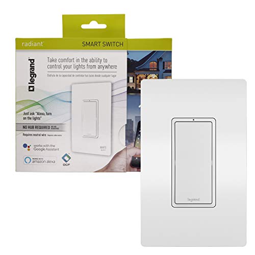 Legrand – Pass & Seymour Radiant WWRL10WHCCV2 Enabled, White Smart Wi-Fi Switch | The Storepaperoomates Retail Market - Fast Affordable Shopping