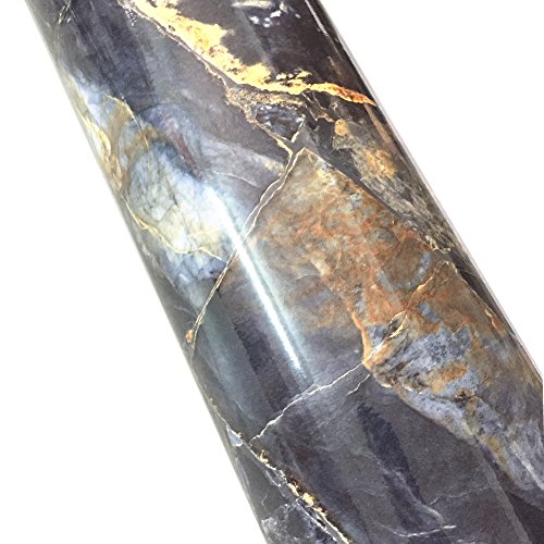 REDODECO Sapphire Marble Peel Stick Vinyl Kitchen Countertop Sticker Funitures Desk Table Covering Wrap Film,16inch by 78inch | The Storepaperoomates Retail Market - Fast Affordable Shopping