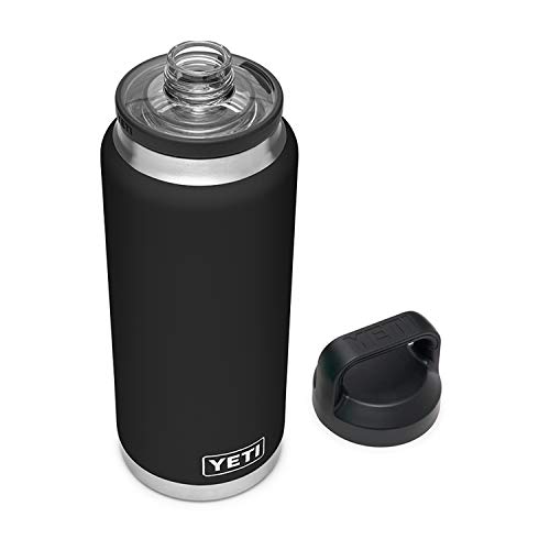 YETI Rambler 36 oz Bottle, Vacuum Insulated, Stainless Steel with Chug Cap, Black | The Storepaperoomates Retail Market - Fast Affordable Shopping