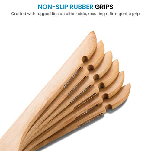 High-Grade Wooden Shirt Hangers with Rubber Grips (20 Pack) Smooth & Durable Wood Hangers with Grips Non Slip – Slim & Sleek Space Saving Hangers with Notches & 360 Hook – Ideal for Camisoles, Rompers | The Storepaperoomates Retail Market - Fast Affordable Shopping
