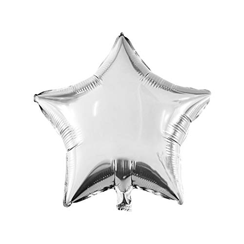 18″ Star Balloons Foil Balloons Mylar Balloons Party Decorations Balloons, Silver, 10 Pieces | The Storepaperoomates Retail Market - Fast Affordable Shopping