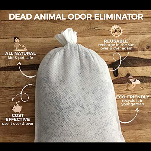 Dead Animal Smell Removal Reusable Deodorant Pouch. Eliminate dead Animal Smell Without Scent. Decay Odor Remover. Fragrance Free. Pet and Kid Safe. Extra Large, Covers 375 Square Feet. | The Storepaperoomates Retail Market - Fast Affordable Shopping