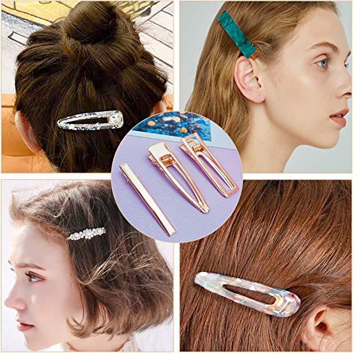 MOUGIGI 63PCS Resin Molds DIY Hair Clip Jewelry Casting Mold,Resin Hair Clips Mold for Hair Pin Making, Hair Pin Silicone Resin Molds for Epoxy Resin Crafts | The Storepaperoomates Retail Market - Fast Affordable Shopping