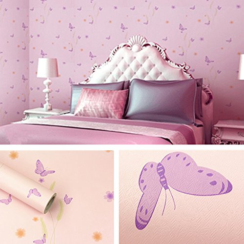 Yifely Purple Butterfly Peel & Stick Shelf Drawer Liner PVC Nightstands Study Desk Tabletop Protective Paper 17.8 Inch by 9.8 Feet | The Storepaperoomates Retail Market - Fast Affordable Shopping