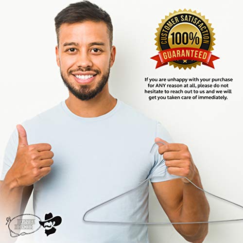 Wire Hangers in Bulk – 100 White Metal Hangers – 18 Inch Thin Standard Dry Cleaner Coated Steel | The Storepaperoomates Retail Market - Fast Affordable Shopping