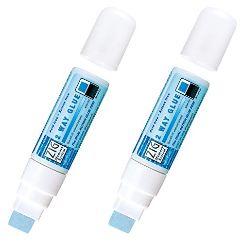 Kuretake ZIG 2 Way Glue Stick Pen, 2 pcs Set, Broad Tip,15mm Tip, AP-Certified, Perfect for Scrapbooking, Craft, Card Making, Made in Japan | The Storepaperoomates Retail Market - Fast Affordable Shopping