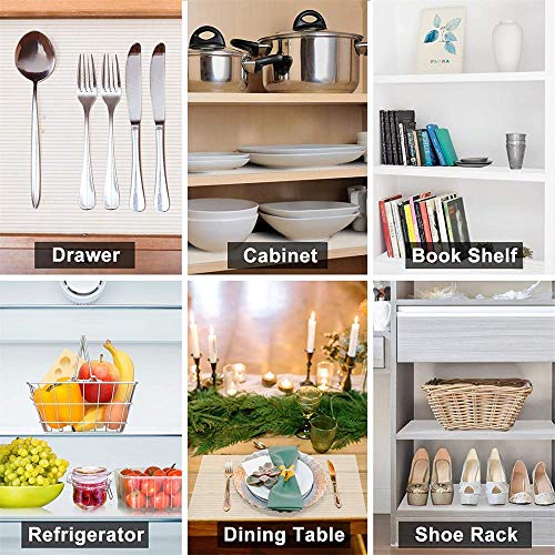 Bloss Shelf Liner Cabinet Pad Refrigerator Mat Waterproof Non-Slip Drawer Mat for Kitchen Home-Clear, 17.7 ×59 Inch | The Storepaperoomates Retail Market - Fast Affordable Shopping