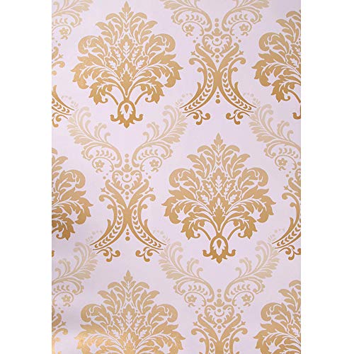 Yifely Luxury Damask Design Self-Adhesive Shelf Drawer Liner PVC Countertop Lining Paper 45x300cm | The Storepaperoomates Retail Market - Fast Affordable Shopping