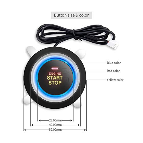 ZHANGWY YANG Store Alarm System Car Smart Key Remote Car Alarm Kit Keyless Entry Push Button Start | The Storepaperoomates Retail Market - Fast Affordable Shopping