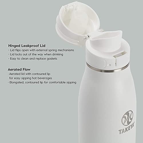 Takeya Traveler Insulated Travel Mug, Leak Proof Lid, BPA Free, 17 Ounce, Artic | The Storepaperoomates Retail Market - Fast Affordable Shopping