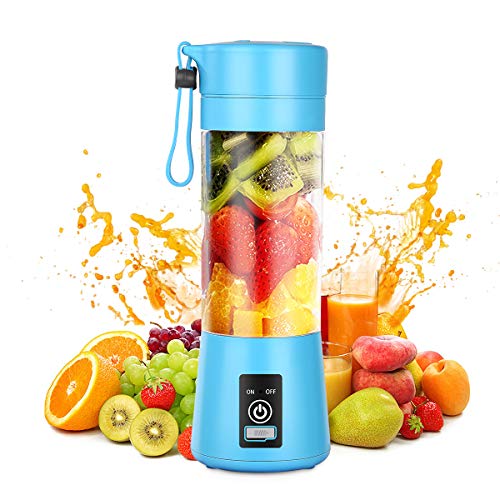 Portable Blender,Personal Blender with USB Rechargeable Mini Fruit Juice Mixer,Personal Size Blender for Smoothies and Shakes Mini Juicer Cup Travel 380ML,Fruit Juice,Milk | The Storepaperoomates Retail Market - Fast Affordable Shopping