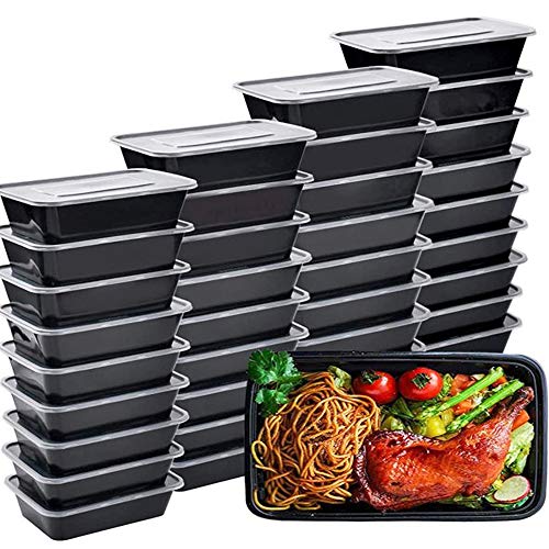 IUMÉ 50-Pack Meal Prep Containers, 26 OZ Microwavable Reusable Food Containers with Lids for Food Prepping , Disposable Lunch Boxes, BPA Free Plastic Food Boxes- Stackable, Freezer Dishwasher Healthy | The Storepaperoomates Retail Market - Fast Affordable Shopping