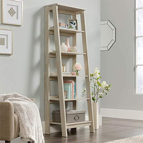 Sauder Trestle 5-Shelf Bookcase, Chalked Chestnut finish | The Storepaperoomates Retail Market - Fast Affordable Shopping