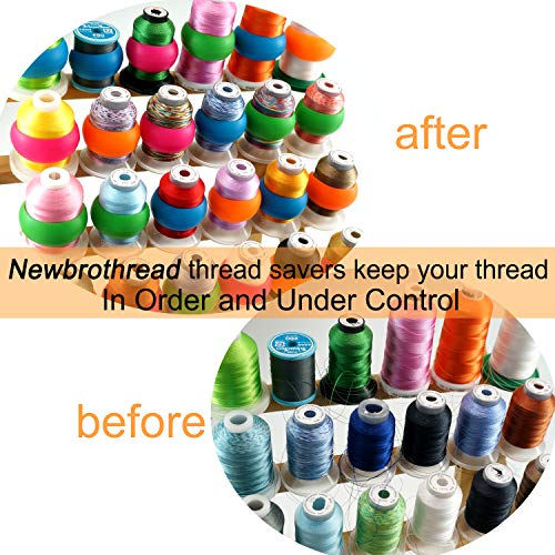 New Brothread 100pcs Thread Spool Savers / Spool Huggers – Prevent Thread Tails from Unwinding – No Loose Ends for Sewing and Embroidery Machine Thread Spools | The Storepaperoomates Retail Market - Fast Affordable Shopping