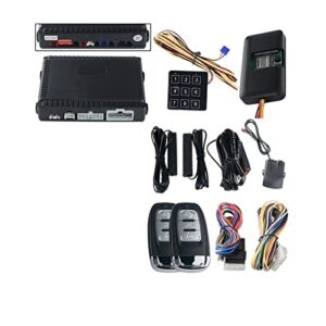 Car 4G Start Stop Engine Remote Starter System Keyless Entry Passpad Shock Sensor Auto Alarm Cardot 688SP Kit