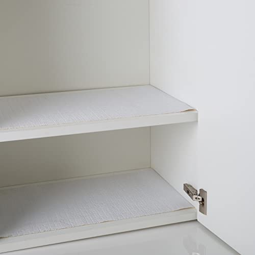 Simplify Adhesive Smooth Top Grip Liner | Shelf | Countertops| Drawers | Cabinets| Cut to Fit | Non-Slip 10 Sq Ft| White | Organization | Uses | The Storepaperoomates Retail Market - Fast Affordable Shopping