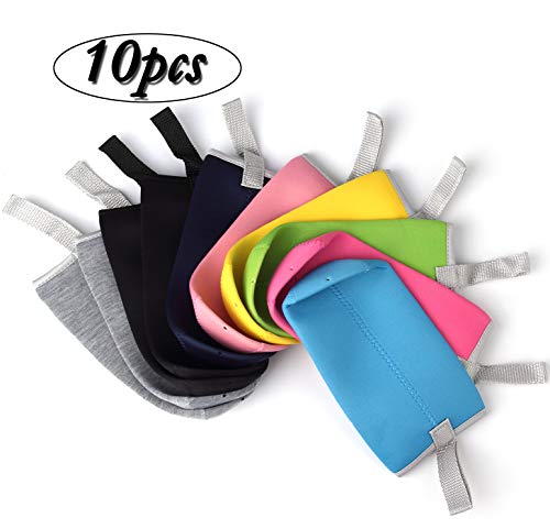 10 Pack Neoprene Water Bottle Sleeve 12 oz – 18 oz Bottle Cozy Insulated Glass Water Bottle Cover ( Multi-Color ) by HRLORKC | The Storepaperoomates Retail Market - Fast Affordable Shopping