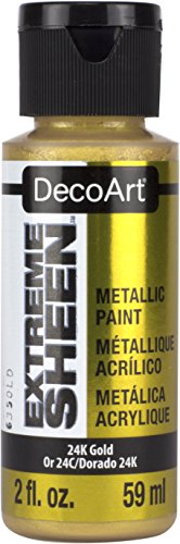 DecoArt Extreme Sheen Paint- 24k Gold, 2fl oz | The Storepaperoomates Retail Market - Fast Affordable Shopping