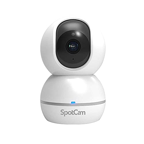 SpotCam Eva 2 Wireless Home Security Camera, 1080p FHD, Indoor, Night Vision, Two-Way Talk, Motion & Sound Alert, PTZ Pan/Tilt, Automatic Human Tracking, with Free Fulltime Cloud Recording | The Storepaperoomates Retail Market - Fast Affordable Shopping