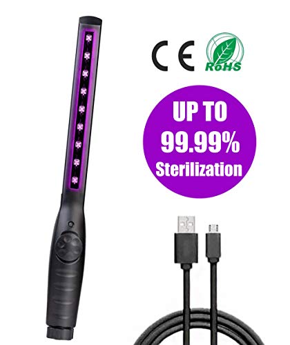 APzek UV Light Sanitizer Wand, Upgraded UVC Light Disinfection Lamp USB Charging Without Chemicals for Hotel Household Wardrobe Toilet Car Pet Area Kids Toys Germ-Killing Function | The Storepaperoomates Retail Market - Fast Affordable Shopping