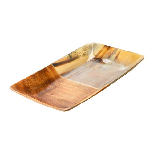 Creative Co-Op Horn (One Will Vary) Tray, Natural | The Storepaperoomates Retail Market - Fast Affordable Shopping