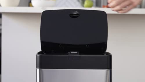 Simpli-Magic Sensor Trash Can Automatic Touchless Kitchen Garbage Bin, Stainless Steel, 13 Gallon | The Storepaperoomates Retail Market - Fast Affordable Shopping