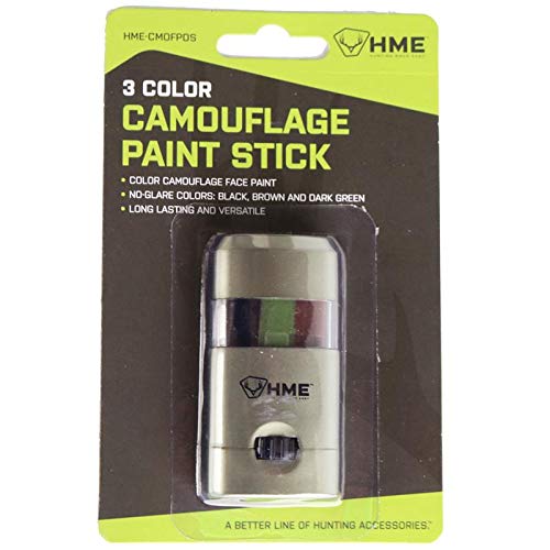 HME Products 3 Color Camo Face Paint Stick, Multi, One Size | The Storepaperoomates Retail Market - Fast Affordable Shopping