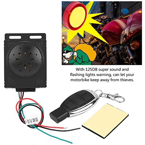 Motorcycle Security Kit Alarm System, Motorcycle Anti-Theft Security Alarm System with Remote Control 9-16V Universal | The Storepaperoomates Retail Market - Fast Affordable Shopping